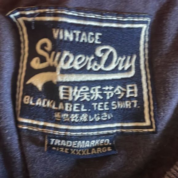 Vintage Mens Large Superdry Camo Army Green Mens Men Shirt Top Casual - Picture 3 of 5